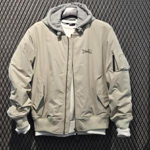 엠할리데이 HC03 심플 패딩 항공 점퍼 엠할리데이 남여공용 오버핏 충전제