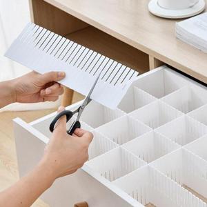 에코벨 잘라쓰는 파티션 칸막이 4P 38x11cm/수납 정리 DIY