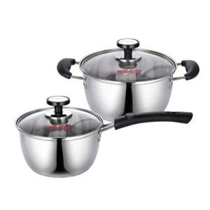 키친아트 아티스트 스텐 냄비 2종세트 편수 양수 냄비