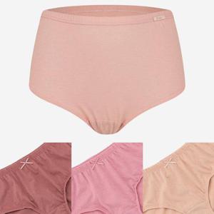 [제임스딘]여성면팬티 엄마팬티 순면 맥시 큰사이즈 부인용 삼각팬티 3매입 세트