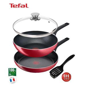 [Tefal] 테팔 IH 스탠다드쿡 인덕션 프라이팬 4종 F28+W28+유리뚜껑28+뒤집개