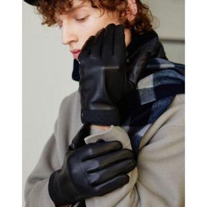 갤러리아_[닥스남성장갑] DCGV5F127BK 블랙 양가죽 DD로고 스마트폰터치 장