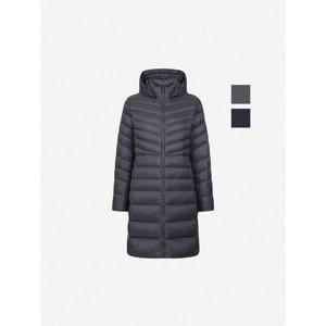 [뱅뱅]여성 사선라인 후드 경량 롱 패딩점퍼(NUI809)