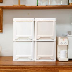 모던 슬림 틈새 서랍장 2단 (바퀴별매) 좁은 공간 활용 수납장