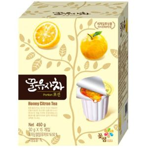 꽃샘 유자차 포션 15ea