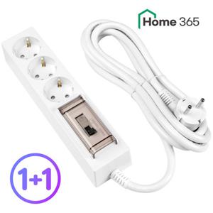 [홈365] 1+1 국산 고용량 멀티탭 3구 3m / 에어컨 대용량 건조기 전용 멀티탭