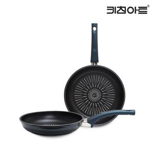 키친아트 까사 티타늄코팅 인덕션 후라이팬세트 2종A 후24+후28