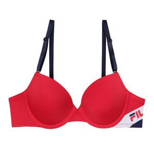 [휠라] 사선블럭 여성 브라 FI4BAC2446F_RED