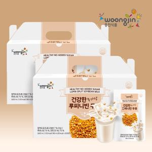 [웅진식품] 건강한 무가당 루피니빈 두유 2박스(박스당 180ml x 20포)