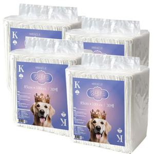 고독한 킹패드 (85cmx100cm)30매x4개 초대형 애견패드