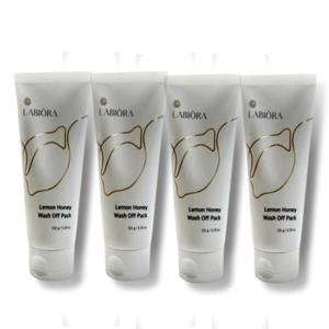 라비오라 레몬 허니 브라이트닝 워시오프 팩 50ml 4개
