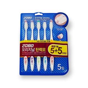 2080 덴탈클리닉 오리지날 칫솔 10P 미세 탄력모 WB3A00A