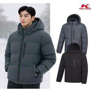 [콜핑]콜핑 남성 겨울 덕다운 축열안감 보온 등산 후드 패딩자켓 KSC855TO9M