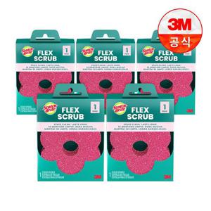 [3M]플렉스 스크럽 스펀지 수세미 x 5개
