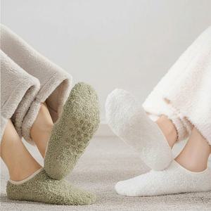 [3세트] 남녀공용 방한 보온 발복덧신 (미끄럼방지)