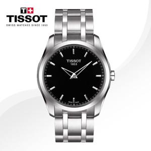 [정품][TISSOT] 티쏘 T035.446.11.051.00 CouturierQuartz 메탈 시계