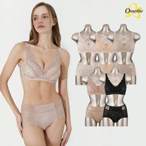 [오모떼] 방송동일구성 풀커버 노와이어 브라팬티 10종/12종 택일