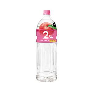 롯데칠성 2프로복숭아 제로 1.5L 12펫