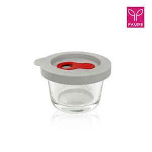 파미레 실리콘 오븐글라스 원형 140ml 내열유리용기