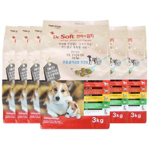 닥터소프트 연어+감자3kg X 6개 + 계란찜 1박스 랜덤 증정