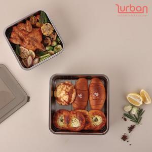 [Shizell] 쉬젤 러반 스테인렌스 스퀘어밧드2종B(ML) (밧드본체20+24+커버+와이어랙)