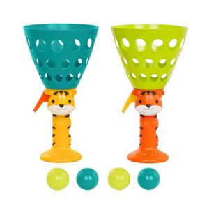 [브랜드B] 팝앤캐치볼 신체활동 바스켓형 라켓 공놀이 슈팅볼 야외놀이