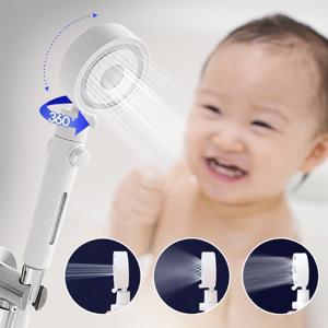 온가족이 쓰는 올인원 6단계 온오프 필터 샤워기+올인원 필터 샤워기 전용리필 10개