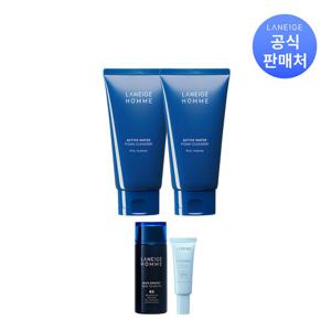 [텐텐] 라네즈 옴므 액티브 워터 폼클렌저 150g 2개