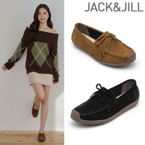 잭앤질 소가죽 리본태슬 로퍼(JC5520)