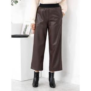 [모슬린]엄마옷 기모 밴딩 인조가죽통바지  MQG124917 마담 미시 중년여성 빅사이즈 할머니옷 50대 60대 ..