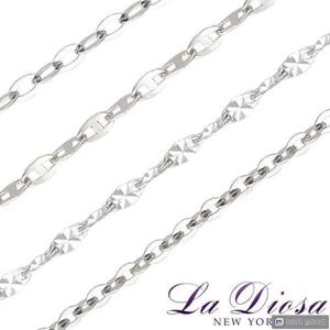 라디오사 14K 화이트골드 목걸이 7푼 체인 G14B-7958NMS-7WS