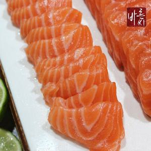 [바른씨]슈페리어급 노르웨이 생연어 300g 슬라이스