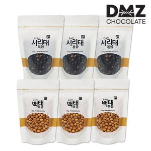 [DMZ드림푸드] 파주장단콩볶음 서리태100gx3봉+백태100gx3봉