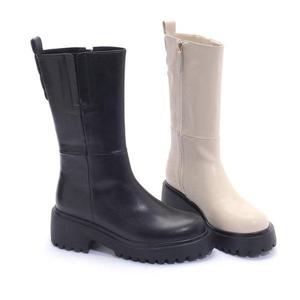 갤러리아_SAERA 세라 여성하프부츠 S22F700 흑색,베이지 6CM