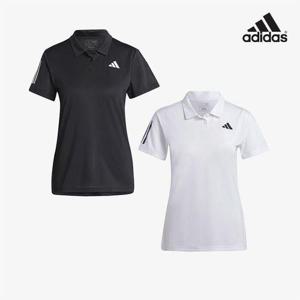 갤러리아_아디다스 스포츠웨어 여성 클럽 삼선 폴로반팔티