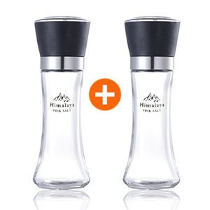 1+1 소금 후추 그라인더 깨갈이 유리병 공병 180ml