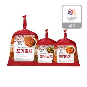 종가 포기김치 5kg + 총각1.4kg / 열무 1.5kg