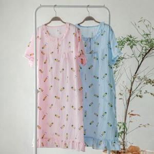 [글램공감]파인땡큐 아사면 원피스잠옷 여름파자마 홈웨어