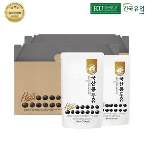 갤러리아_건국 콩물처럼 진한 국산콩 서리태 두유 160mlx40팩 어린이 시니
