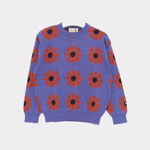 보보쇼즈 25FW 칼레이도스코프 올 오버 자카드 여아 니트 B225AC107 511