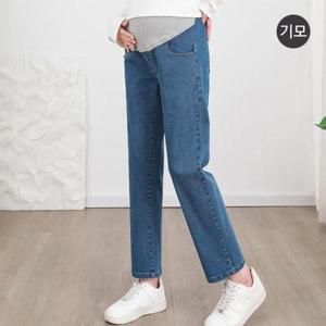 [마미누리]임산부 기모 청바지 겨울 임부복 팬츠 4918