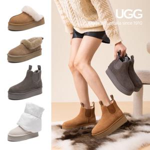 [상품권 증정] 어그 정품 여성 UGG 1910 첼시부츠 플랫폼 키높이 앵클 겨울 방한화