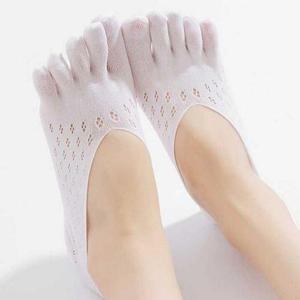 [에이치플러스몰]발가락 양말 덧신 여성 메쉬 무지 베이직 실리콘