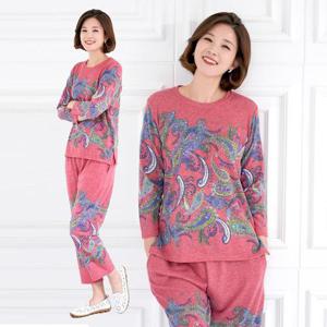 엄마옷 페이즐 겉기모 상하세트홈웨어 HS516347 중년여성의류/60대/70대/마담/빅사이즈/할머니옷