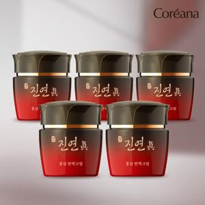 [코리아나/안티에이징] 진연진 홍삼 탄력크림 60ml x 5개
