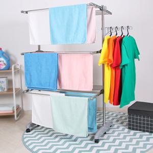 [리빙해피] 매직이동접이식빨래건조대6단