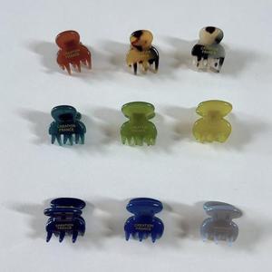 프랑스 셀룰로오스 미니 집게 핀 앞머리 옆머리핀