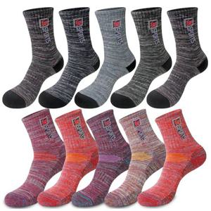 제이케이 남성 여성 이중바닥 등산양말 장목 10켤레