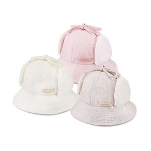 핑/심플 벙거지 겨울모자(여성)