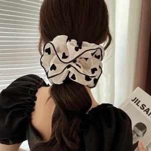 [리본크림] 로미 곱창밴드 머리끈 곱창